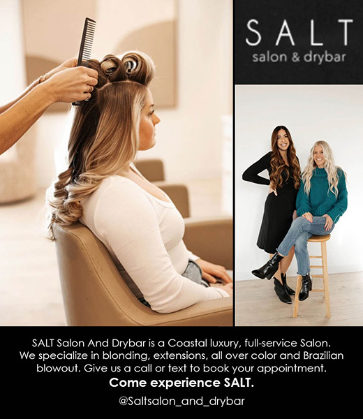 Come experience SALT. A coastal luxury, full-service salon.