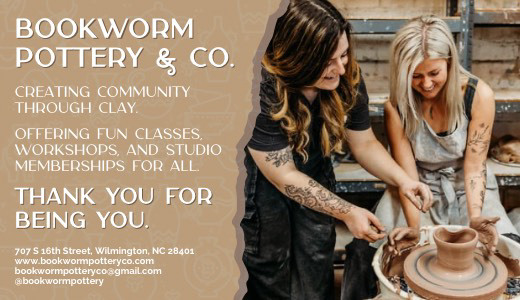 Bookworm Pottery & Co. is a fun pottery studio offering classes and memberships.